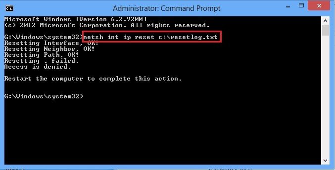 How to speed up internet connection using cmd in windows xp/7/8/8.1/10 Whatvwant netsh-int-ip-reset-c-resetlog-speed-up-internet-connection-using-cmd-in-windows-xp7881-how-to-speed-up-internet-connection-using-cmd-in-windows-xp788110