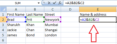 excel cells columns merge combine merging data sheet ways