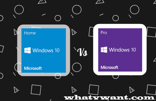 windows 10 home vs pro