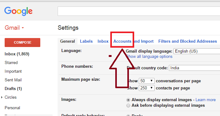 How to change gmail name