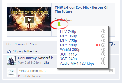 How to download video from facebook